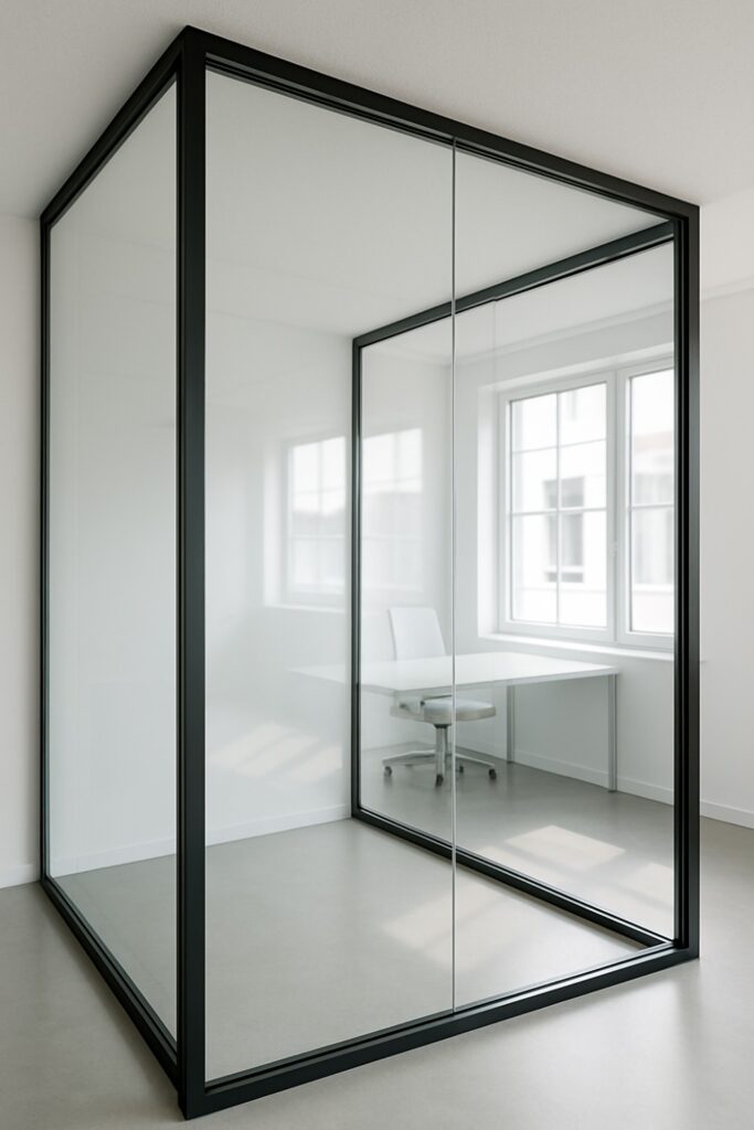 شیشه پارتیشن | قیمت شیشه پارتیشن | خرید و انواع و کاربرد شیشه پارتیشن | ناطقی گلس