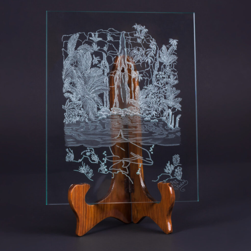 حکاکی روی شیشه | حکاکی روی شیشه چیست | کاربردهای حکاکی روی شیشه|ناطقی گلس